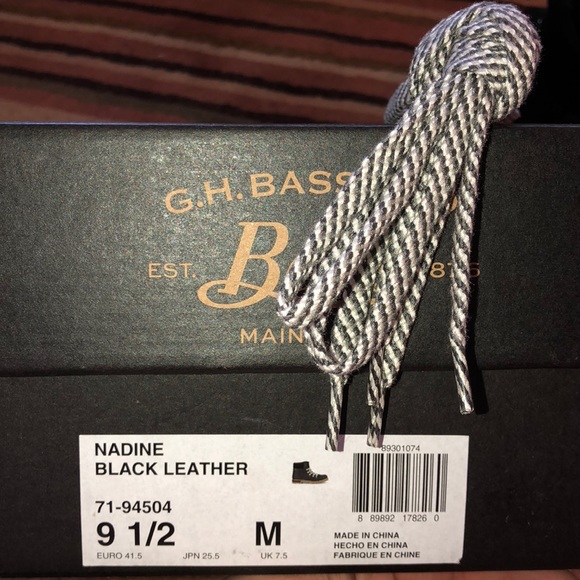 Black leather booties sz. 9.5 - Picture 4 of 8